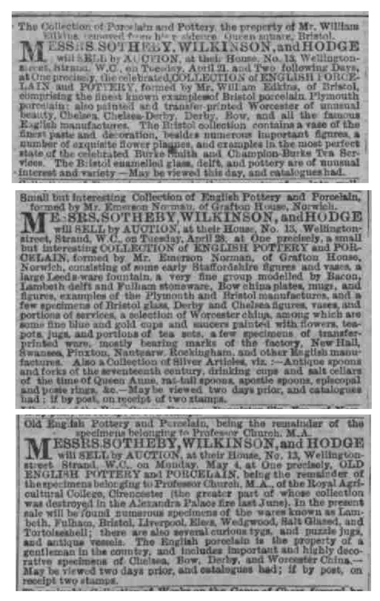 20 April 1874 · Standard - Edkins, Norman and Church sales