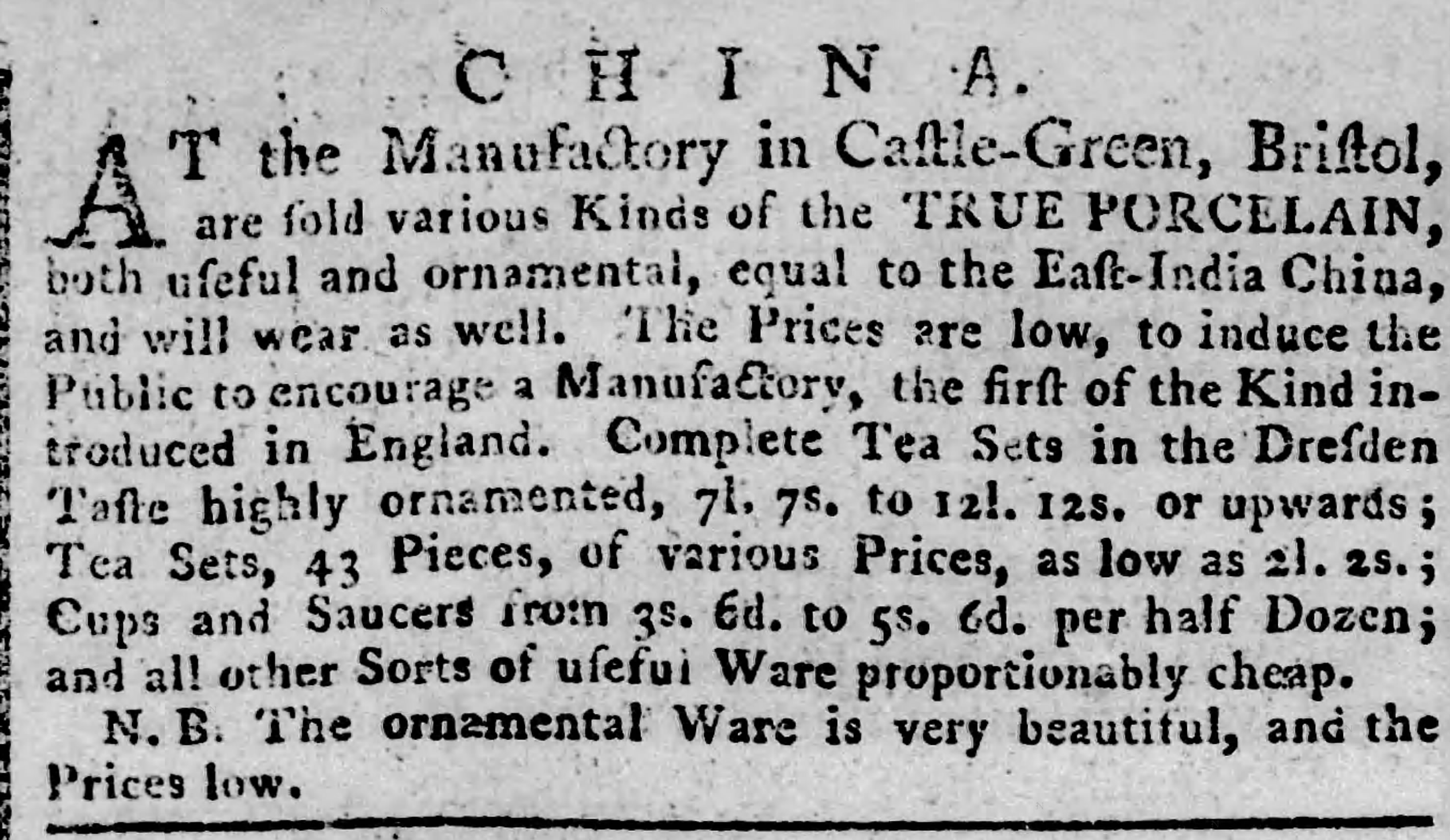 13 March 1775 · Gloucester Journal