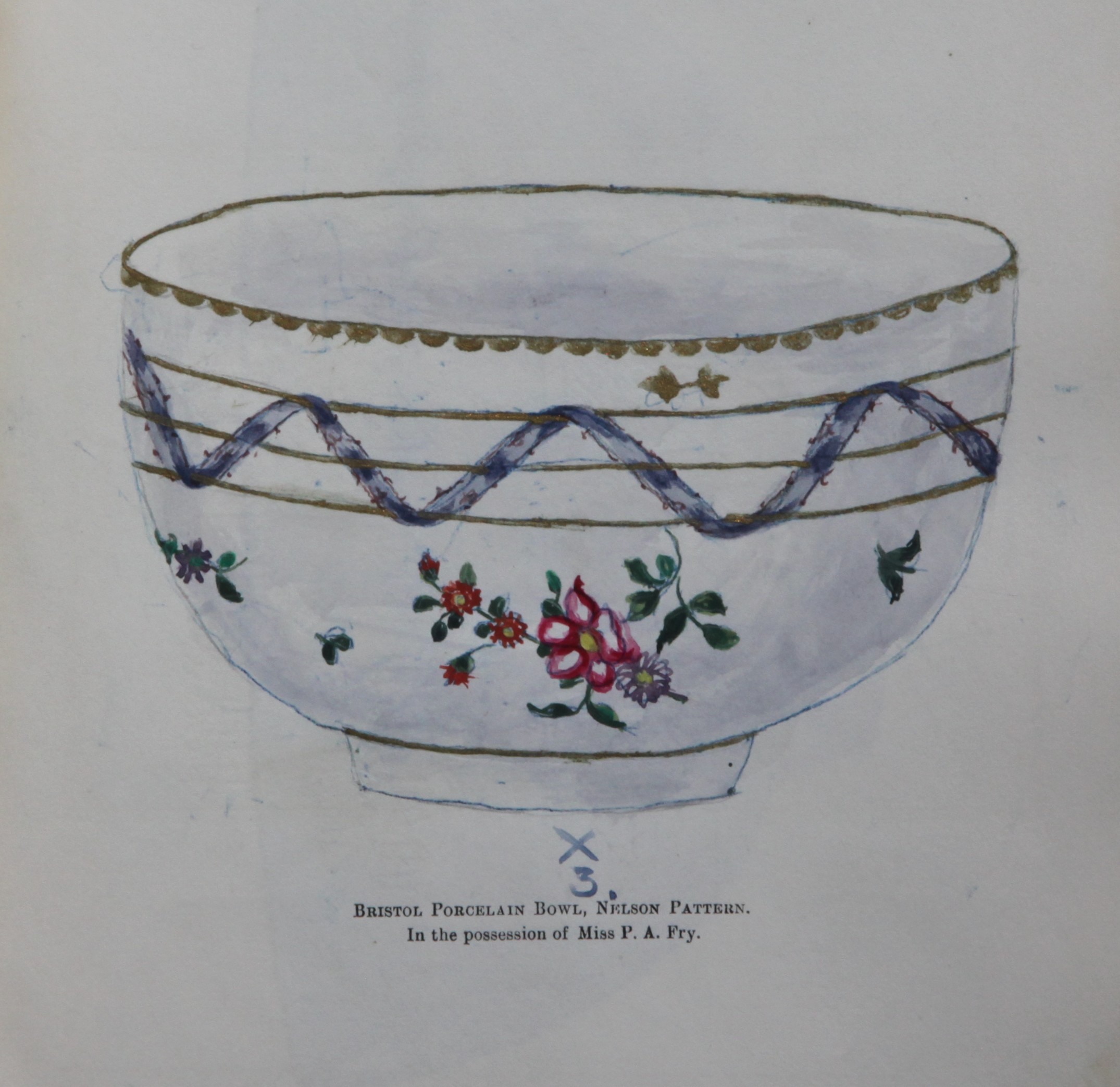 Nelson service bowl from Priscilla Fry's Illustrations of Ceramic Art