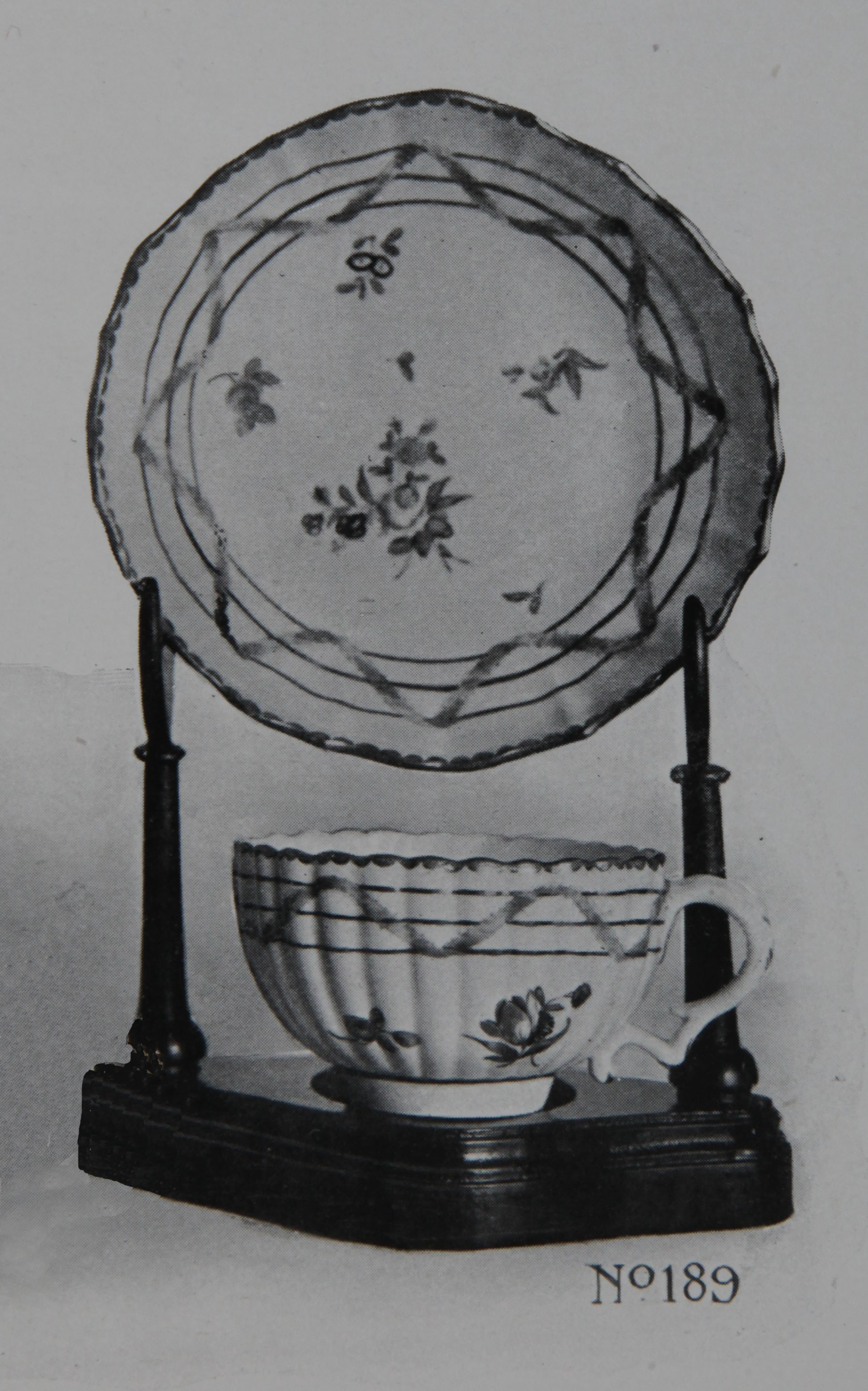 A Nelson service teacup and saucer, No. 189 in the Trapnell Collection