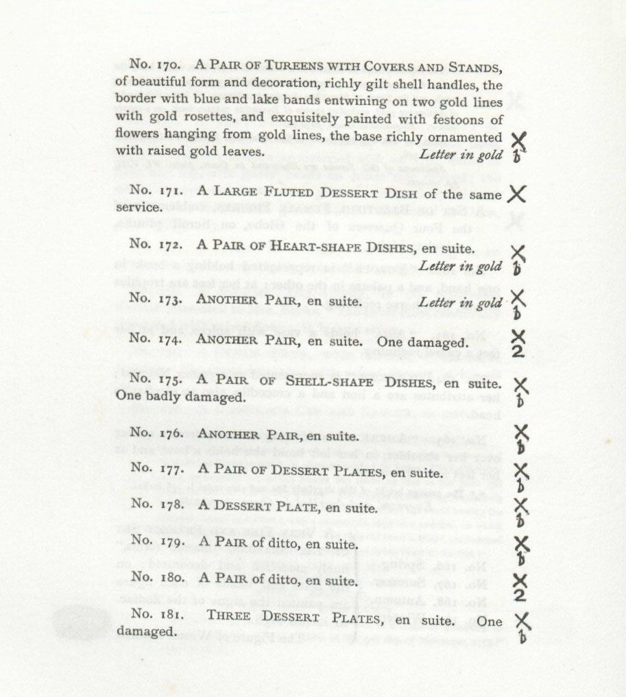Double ribbon pieces in the Trapnell Collection