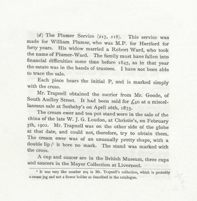 The Plumer service