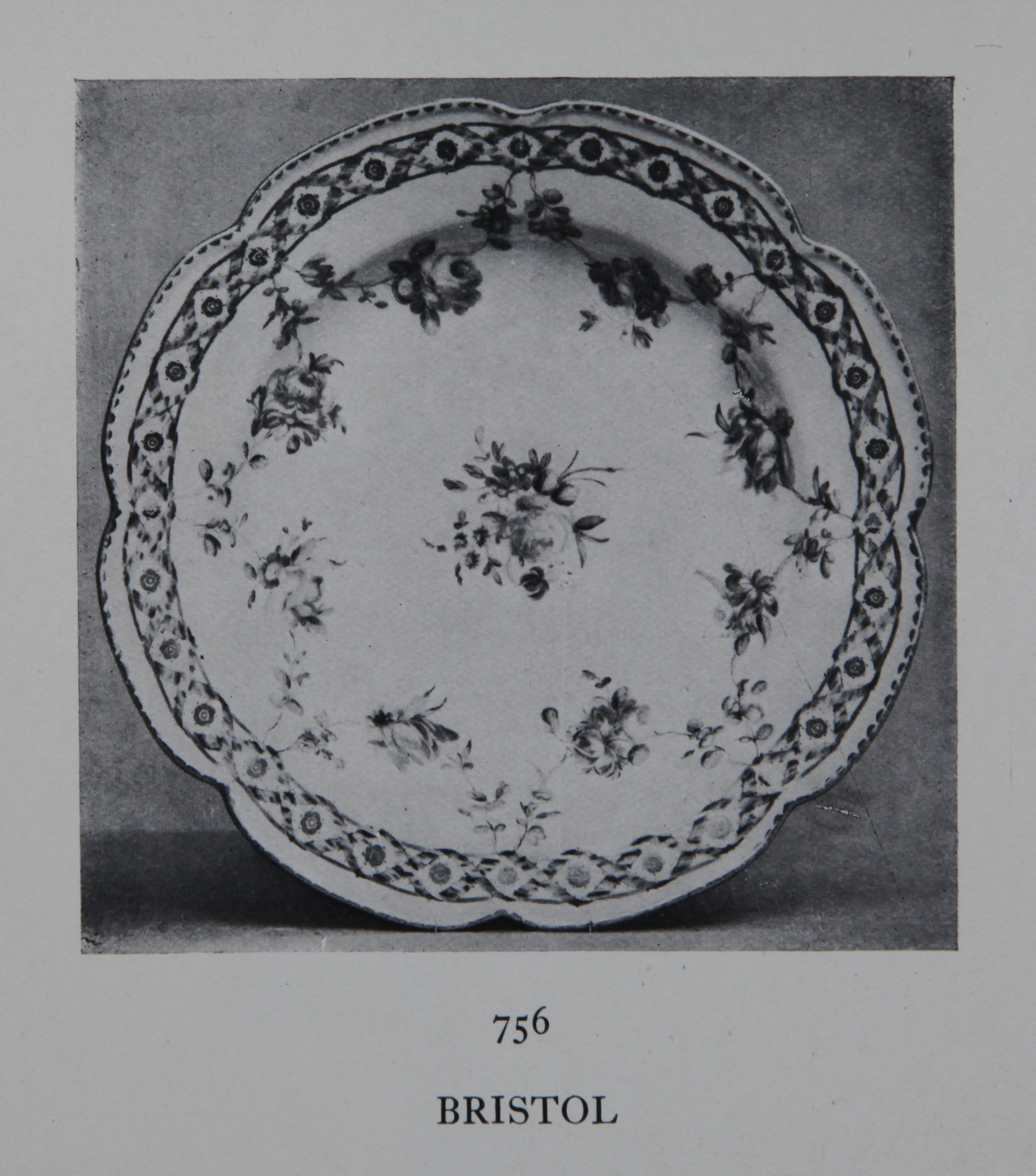 A double ribbon plate in the Schreiber colllection (now V&A Museum)