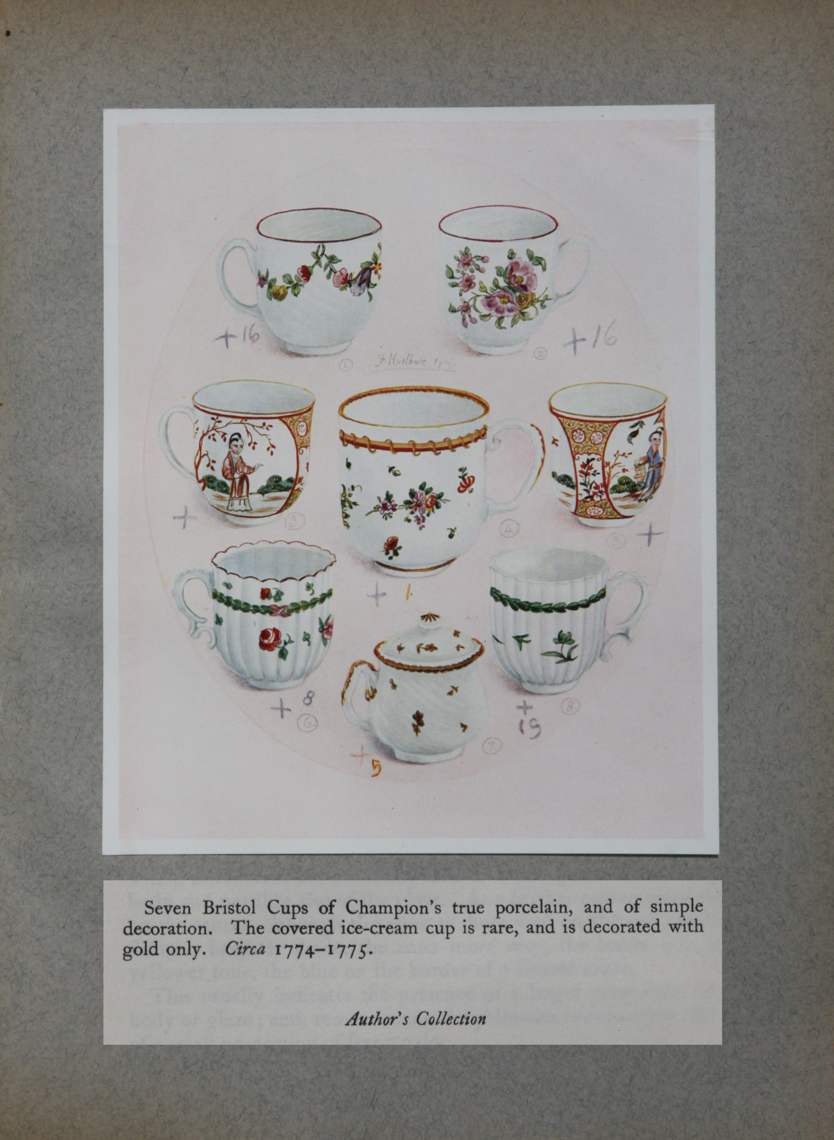 Seven cups from the Hurlbutt collection