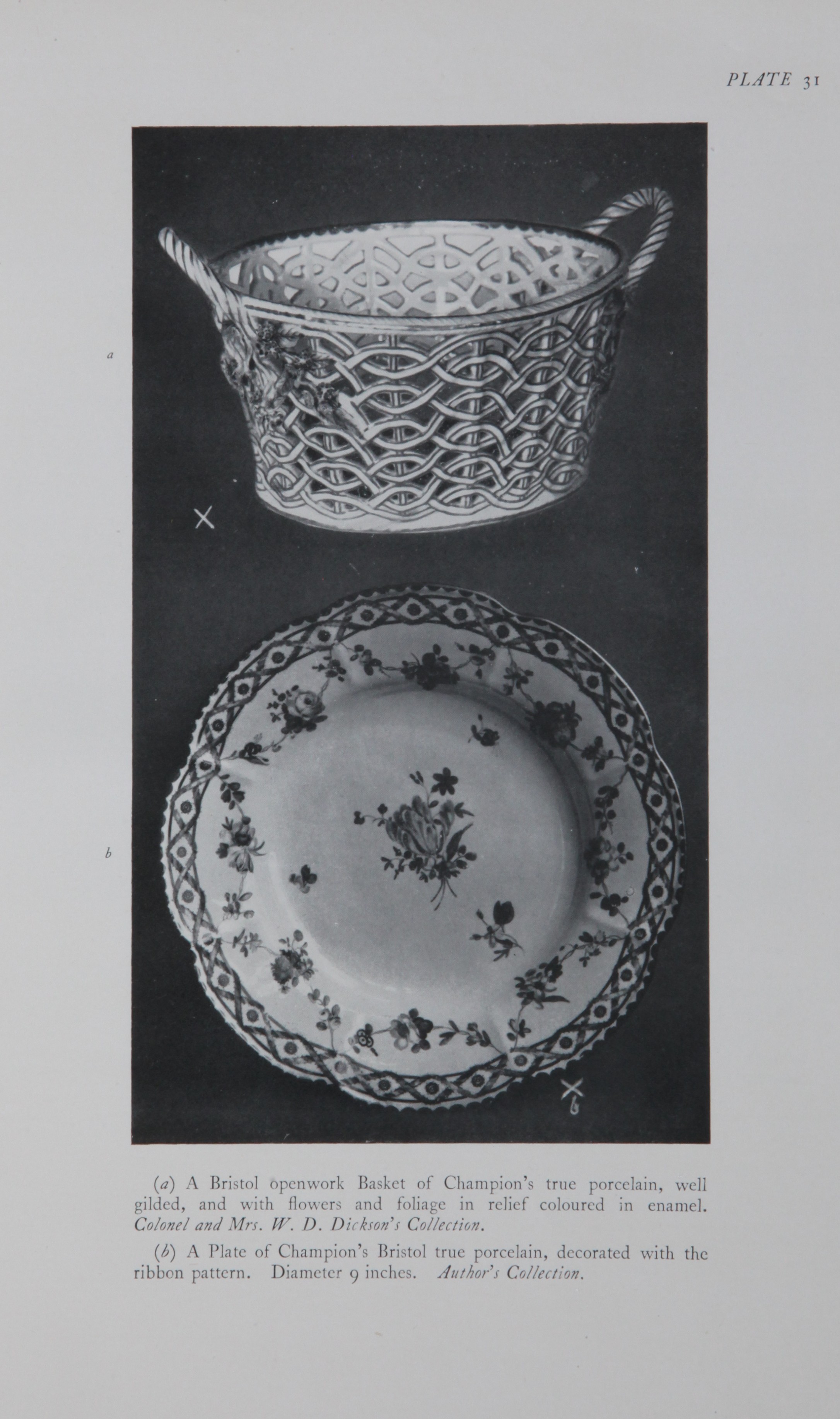 Double ribbon plate from the Hurlbutt collection