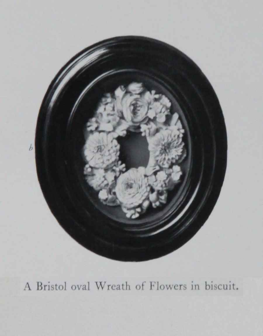 A Bristol oval wreath, from the Hurlbutt collection