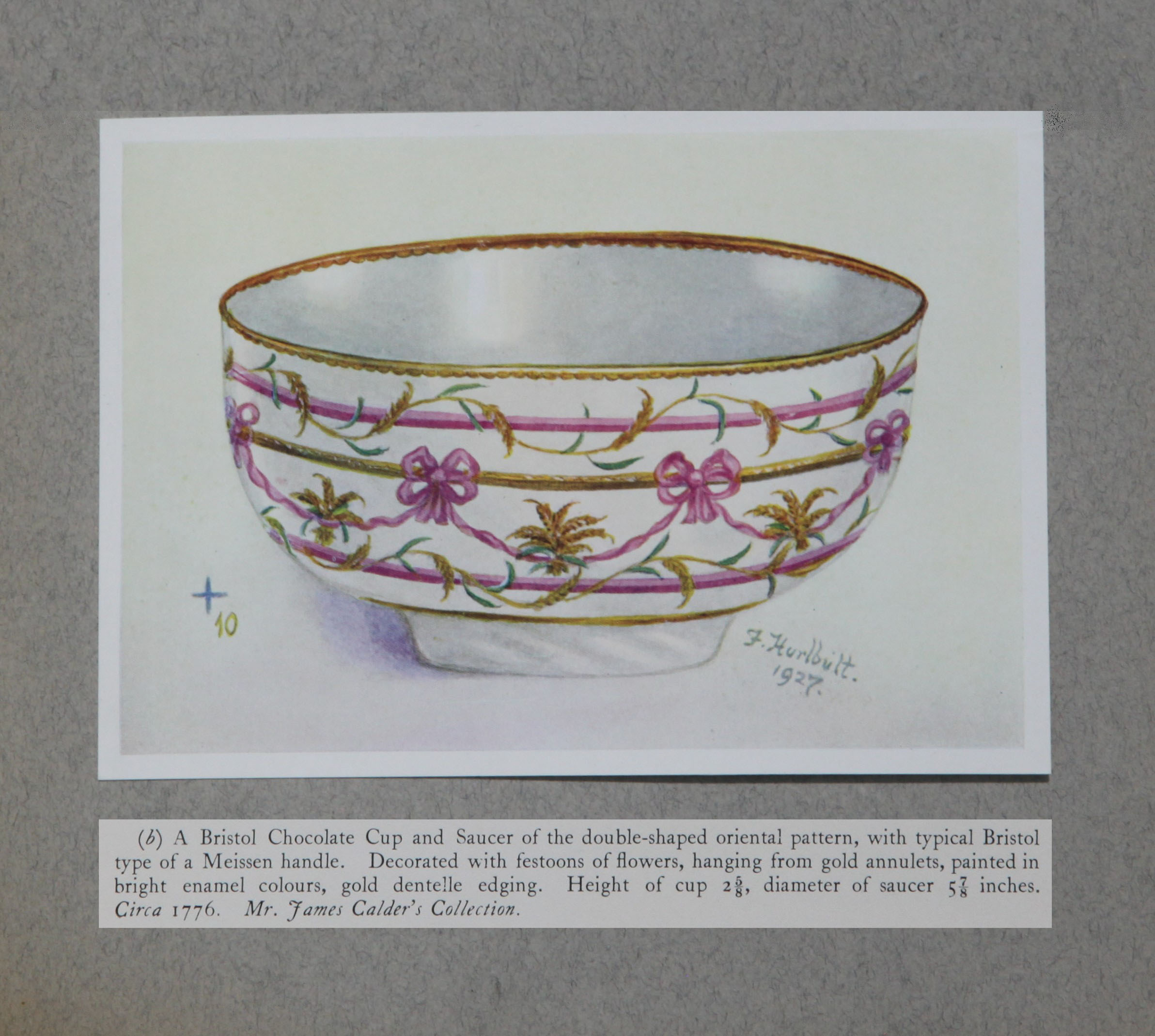 A Butts service bowl from the Hurlbutt collection