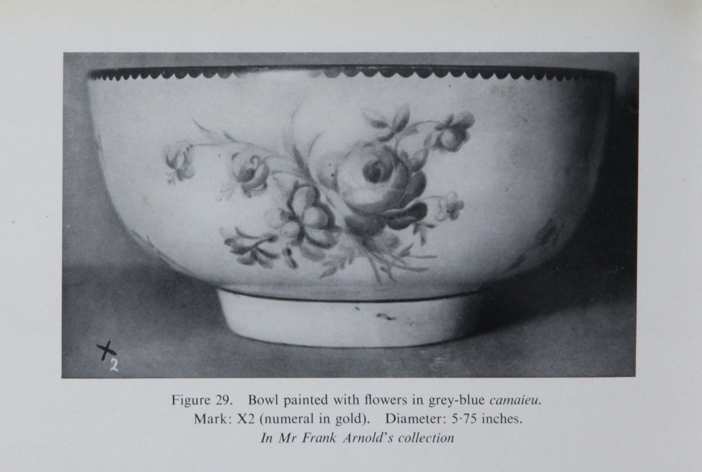 Bowl from the Fry service, from Frank Arnold's collection