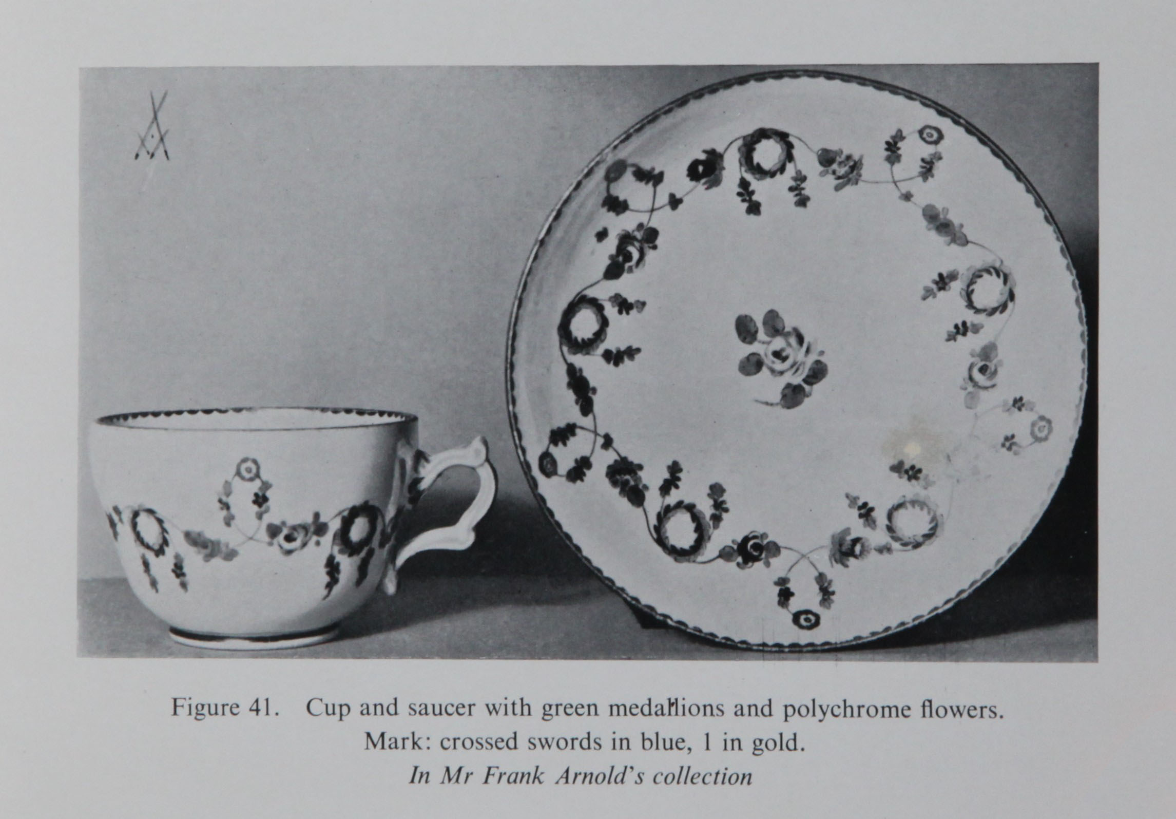 Cup and saucer from Frank Arnold's collection