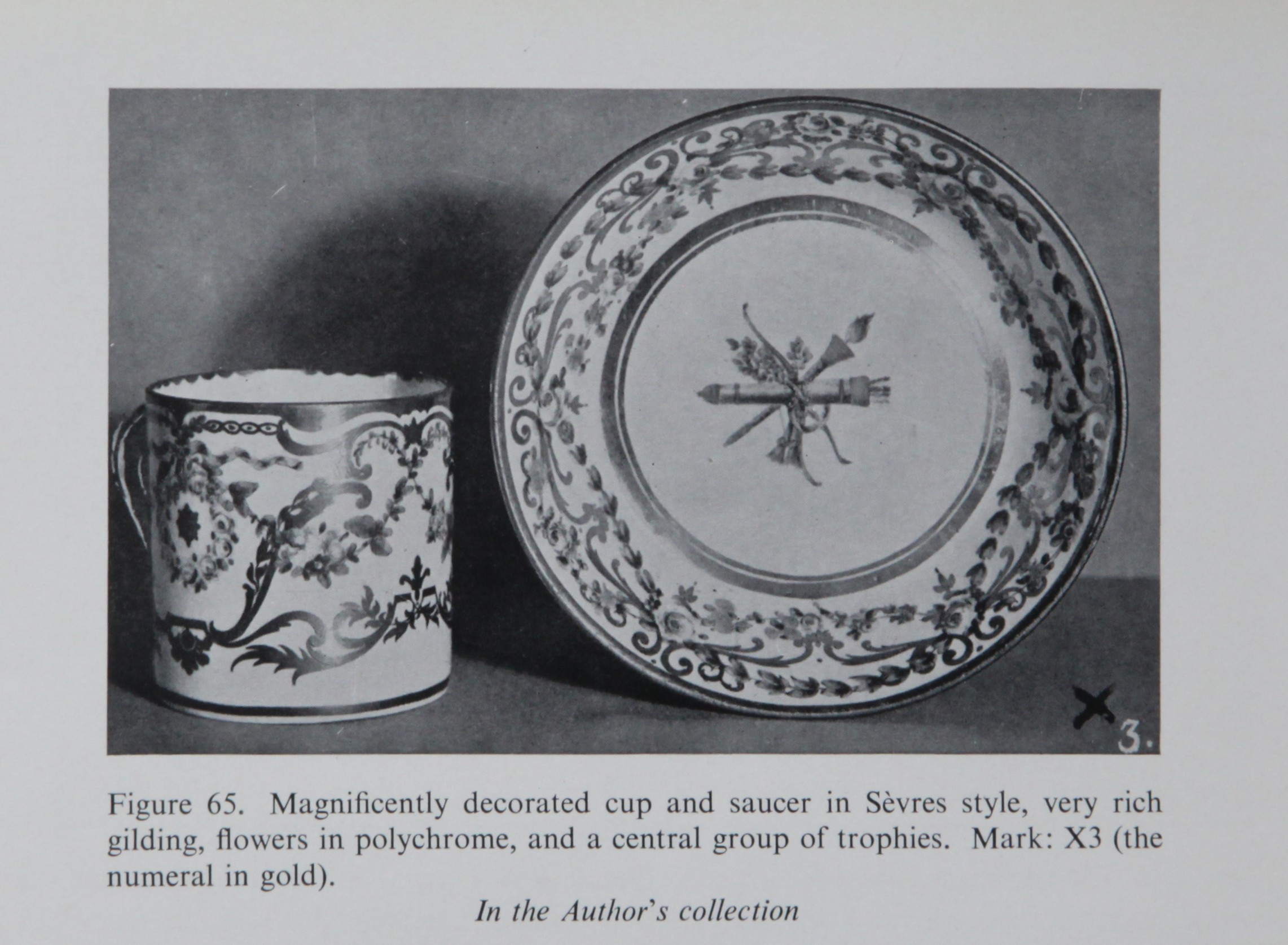 Cabinet cup and saucer from F. Severne Mackenna's collection