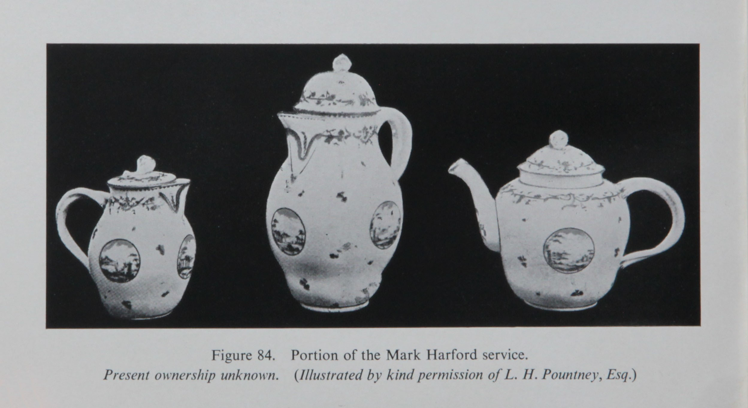 Mark Harford service illustrated in Mackenna's Champion's Bristol Porcelain