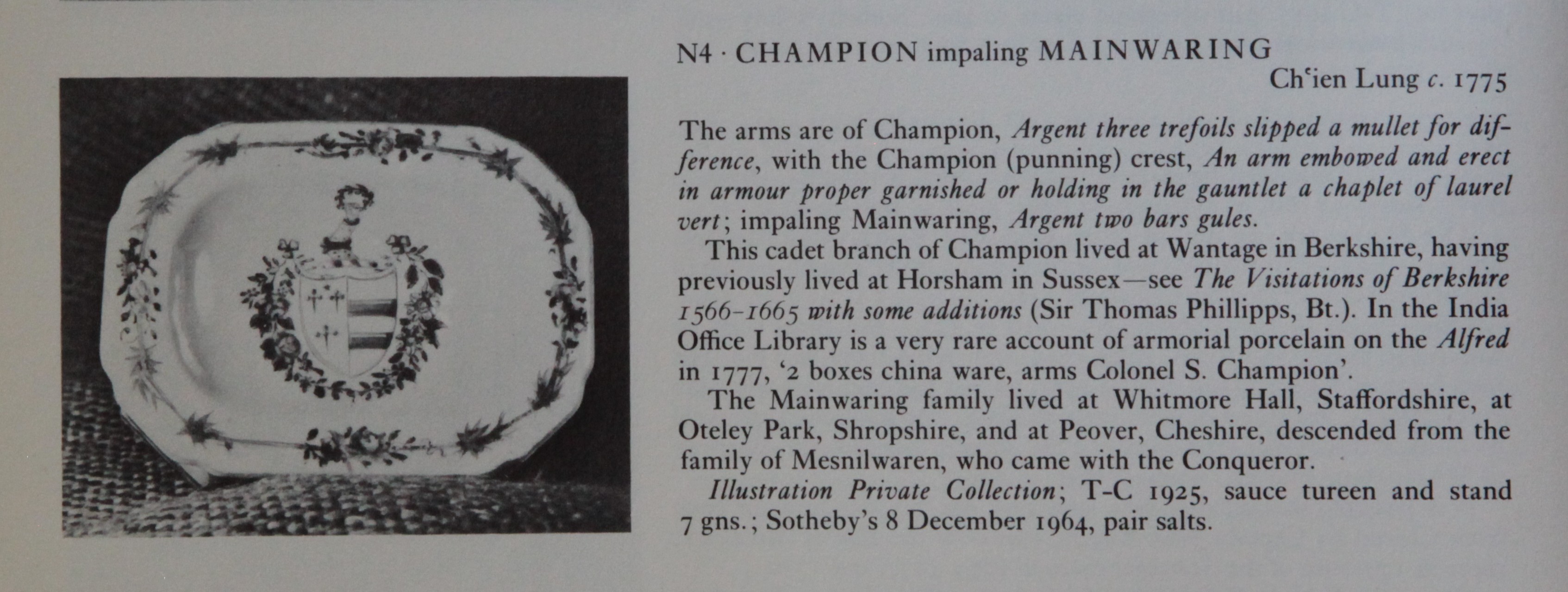 Chinese Armorial Porcelain by David Sanctuary Howard