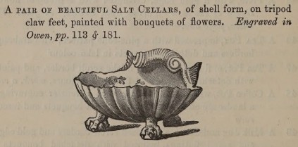 A pair of salts in William Edkins' 1874 sale at Sotheby's