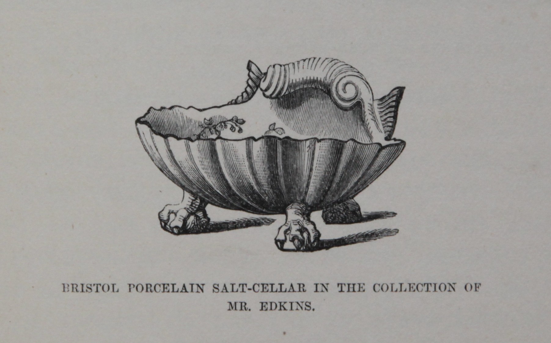 William Edkins' salt in Owen's Two Centuries of Ceramic Art in Bristol