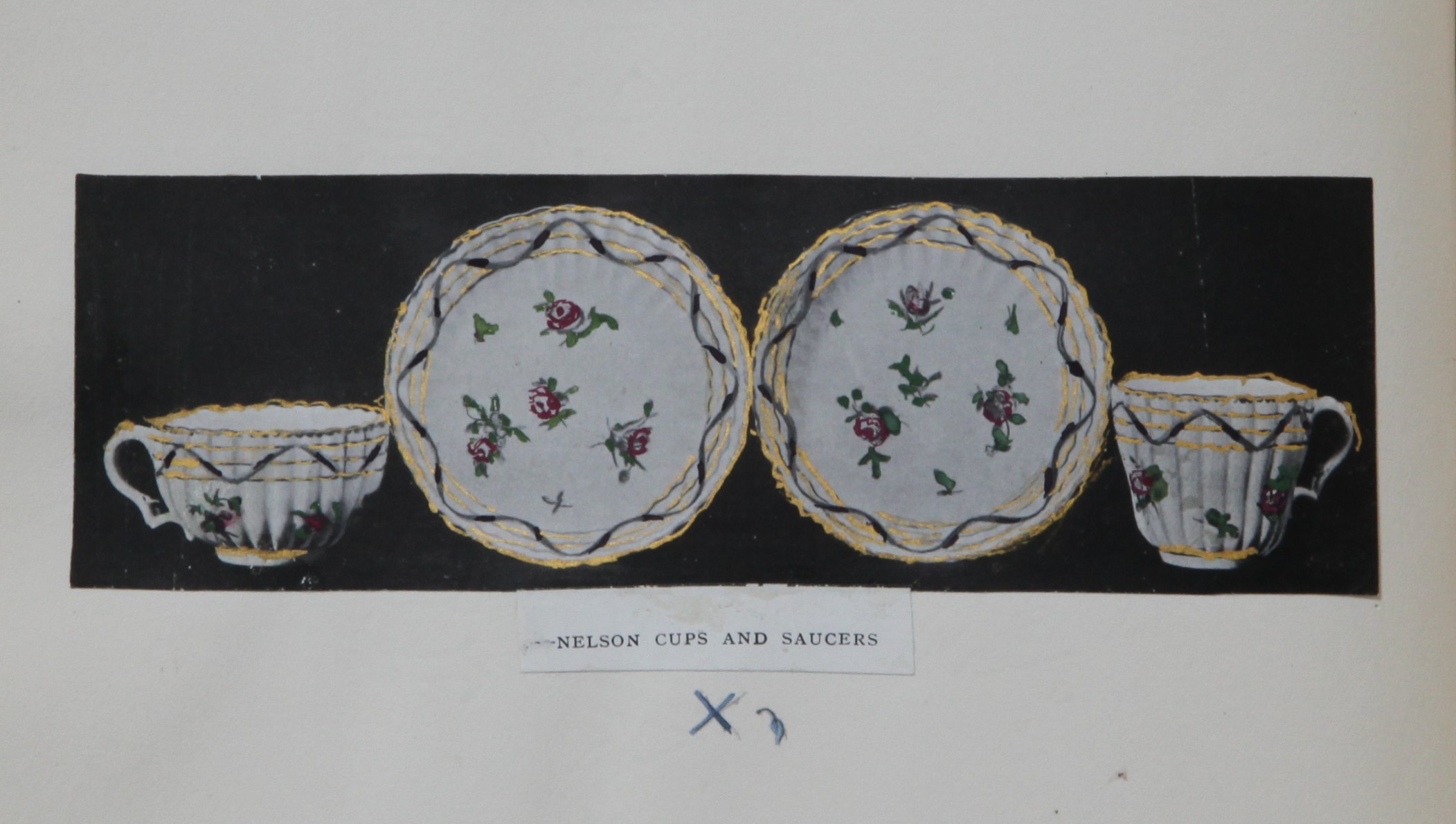 Priscilla Fry's painting of her Nelson collection
