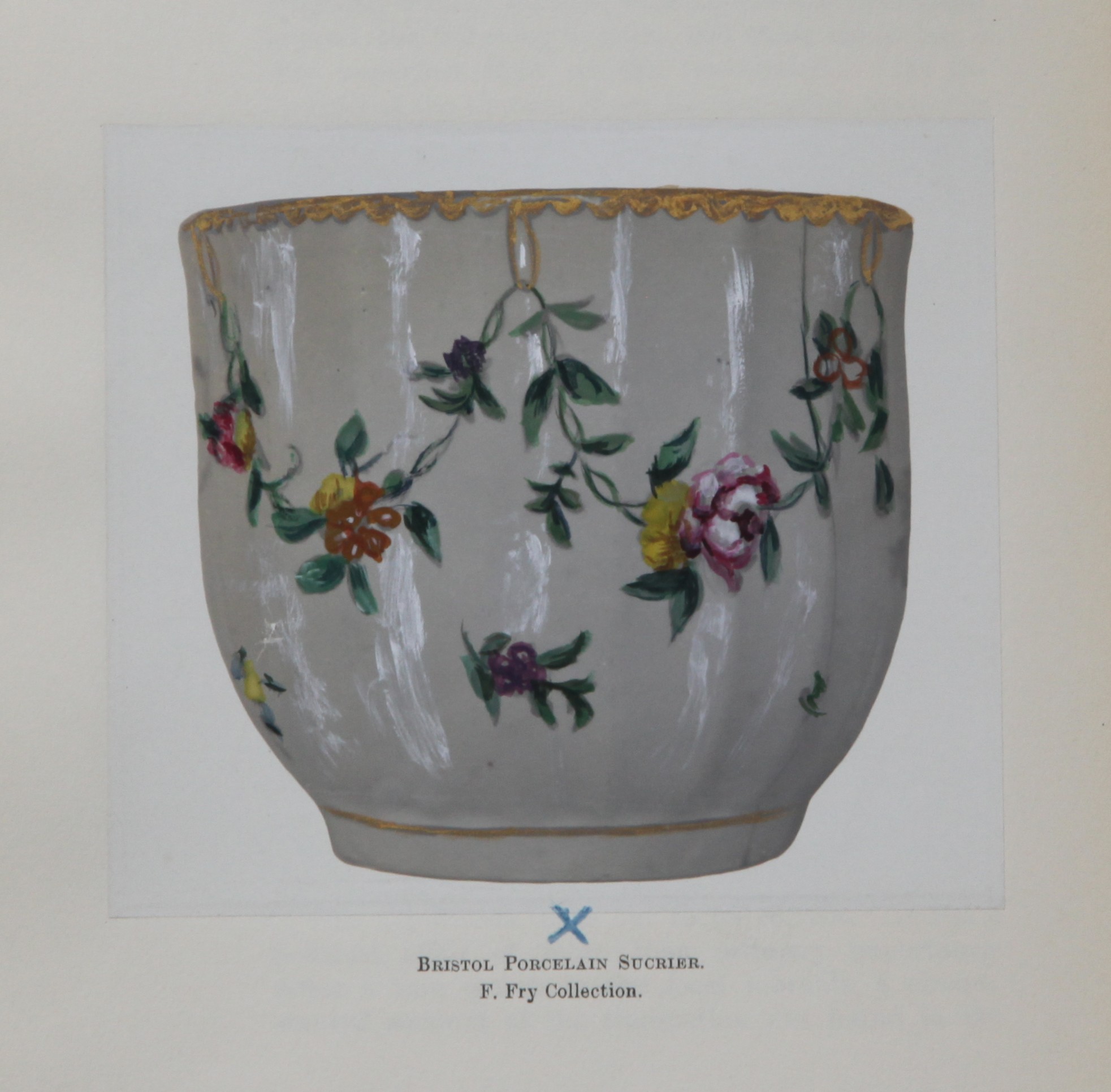 Elegant sucrier from Francis Fry's collection