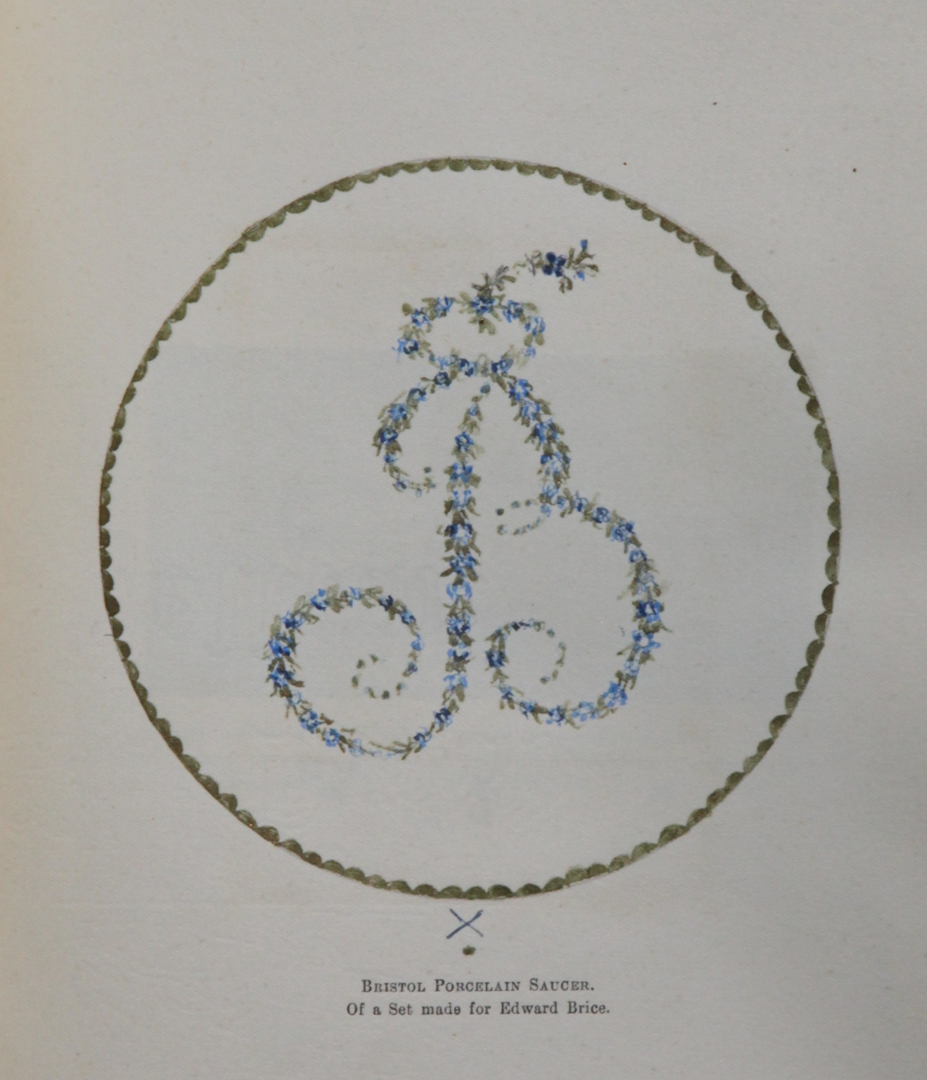 A saucer from the Brice service, Fry collection