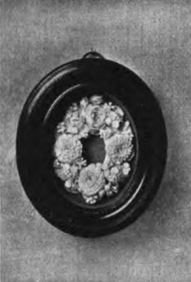 A biscuit porcelain brooch from the Herbert Allen collection