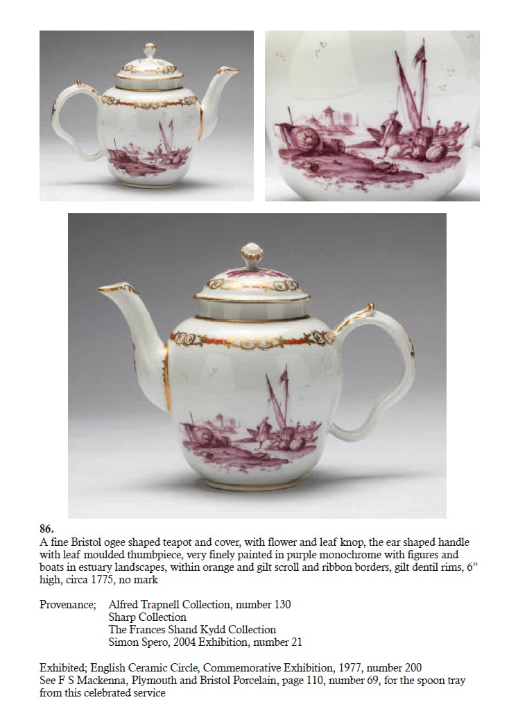 The teapot in the Creed collection, from Albert Amor's 2024 sale catalogue
