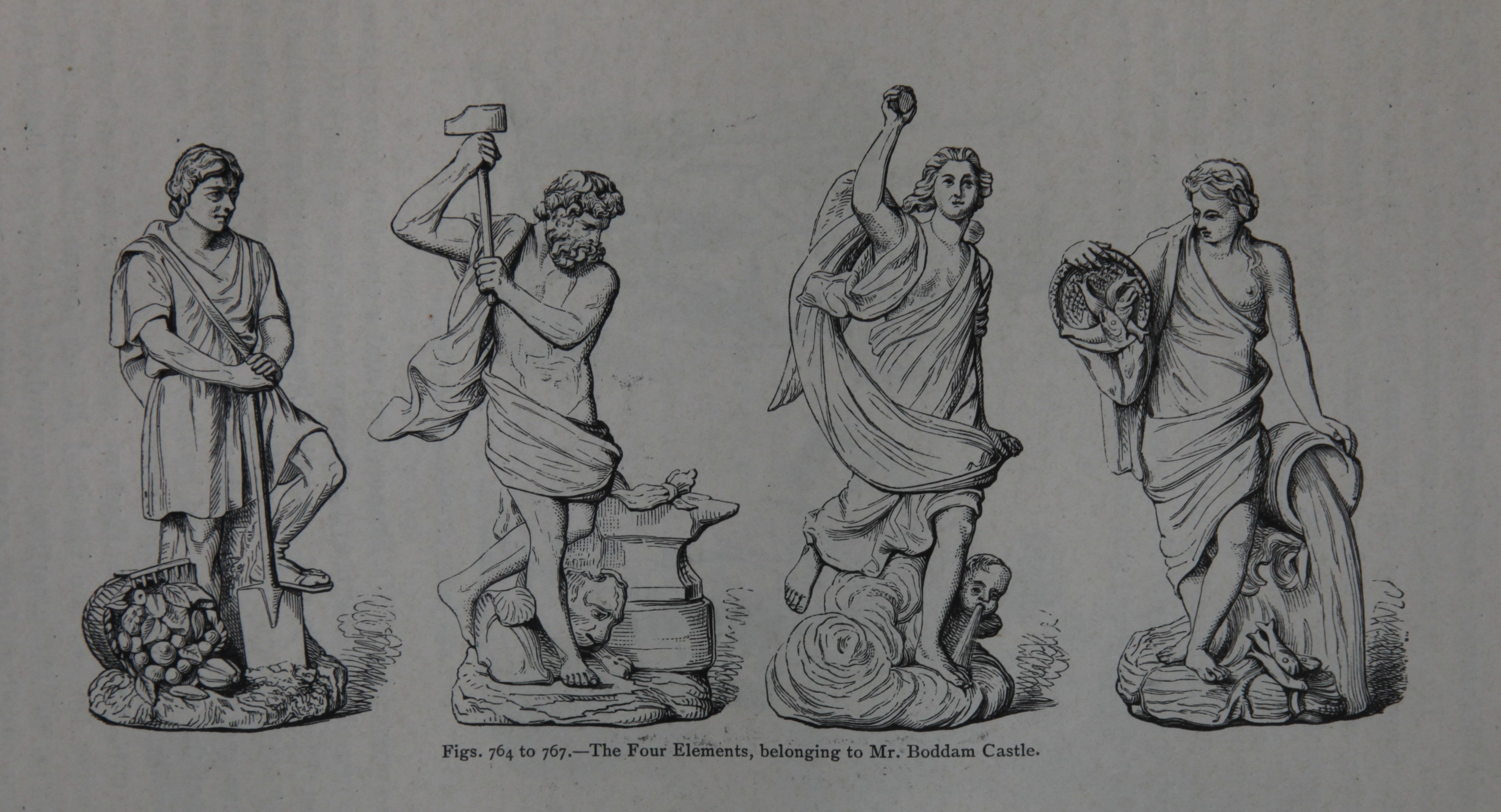 The Four Elements, illustrated in Jewitt