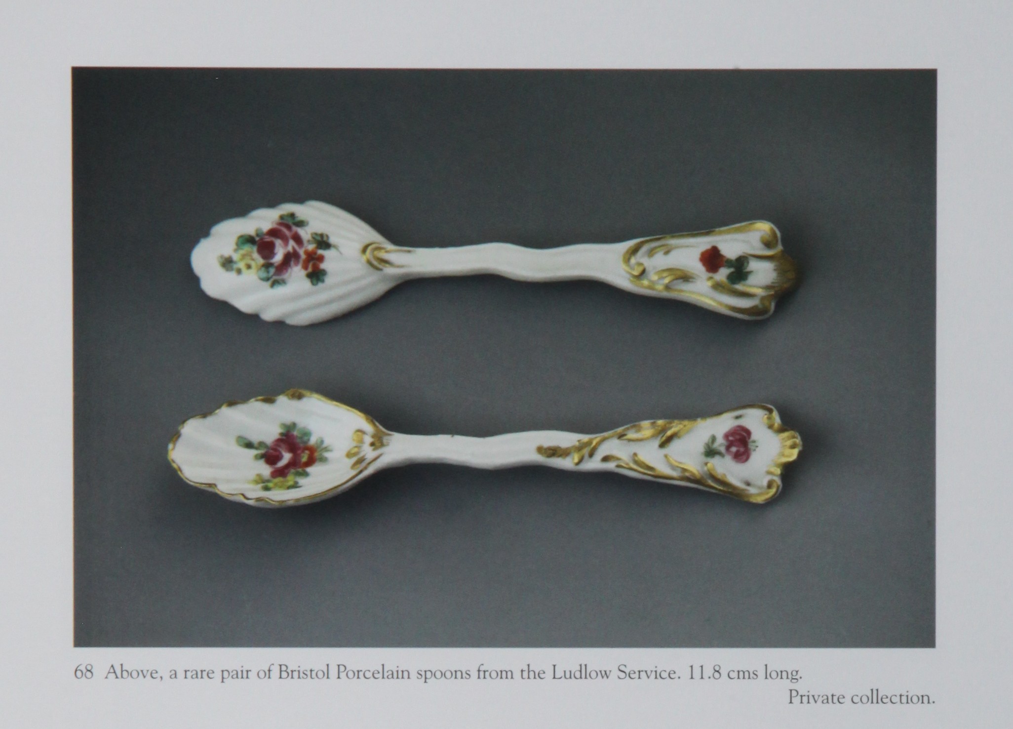 A pair of Ludlow teaspoons, from English Potter - American Patriot?