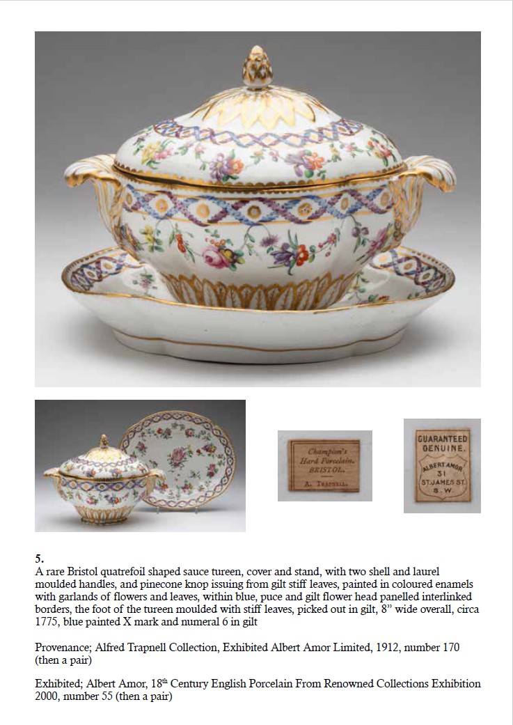 Tureen, cover and stand from the Vanessa Stevenson sale at Albert Amor