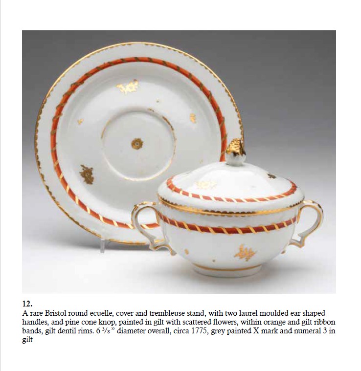Ecuelle, cover and stand in the Pitt service design from the Vanessa Stevenson sale at Albert Amor