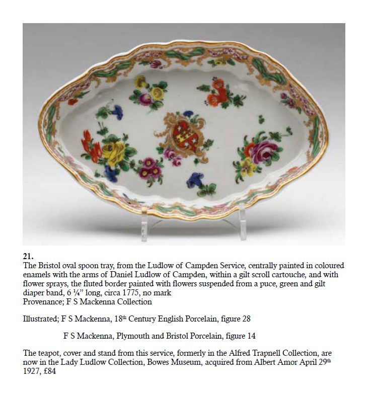 Spoon tray from the Ludlow service, from the Vanessa Stevenson sale at Albert Amor