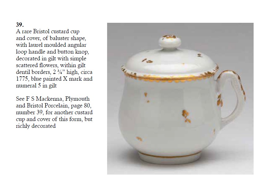 Custard cup from the 2021 Vanessa Stevenson sale at Albert Amor