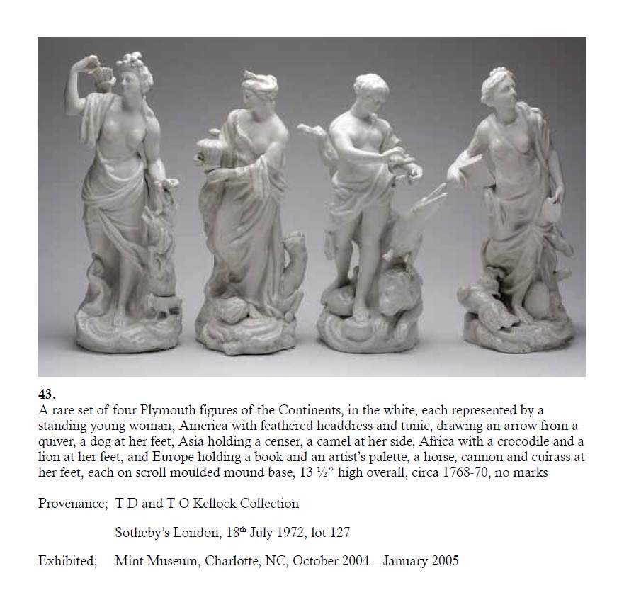The four Continents in the Vanessa Stevenson sale at Albert Amor