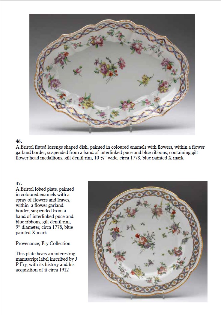 Two more pieces from the Vanessa Stevenson sale (the lozenge dish is 1453)