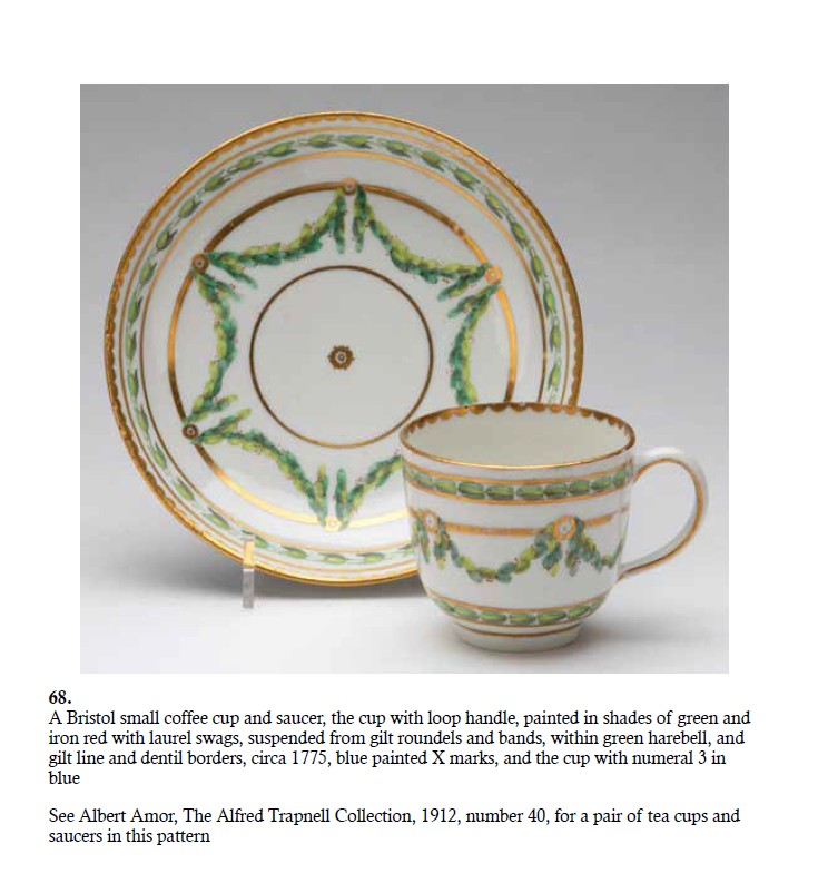 Coffee cup and saucer from the Vanessa Stevenson sale at Albert Amor