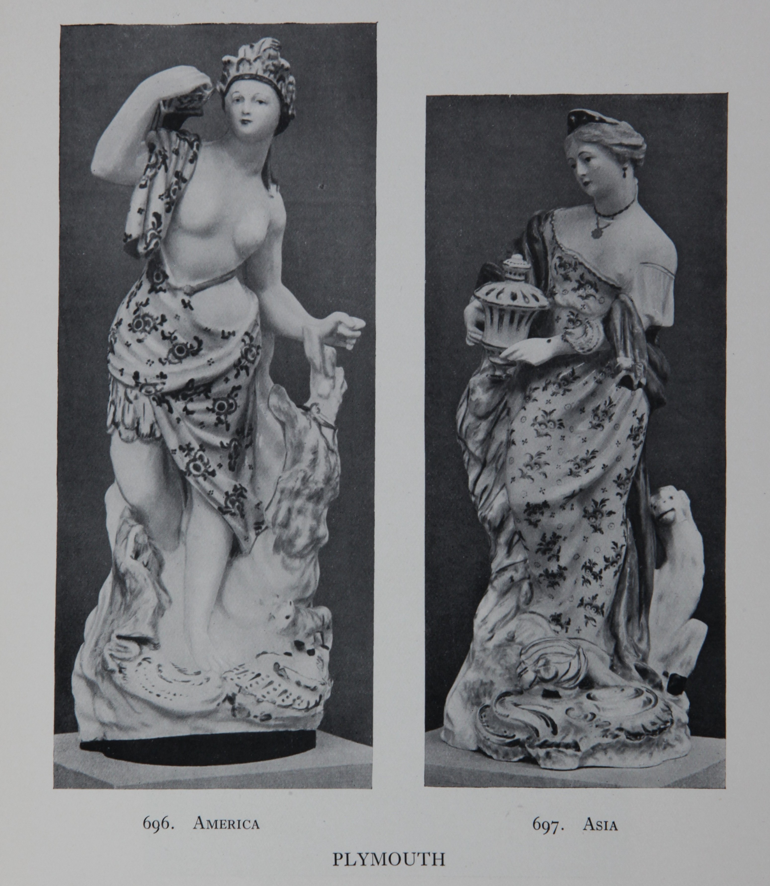 America and Asia from the Schreiber collection