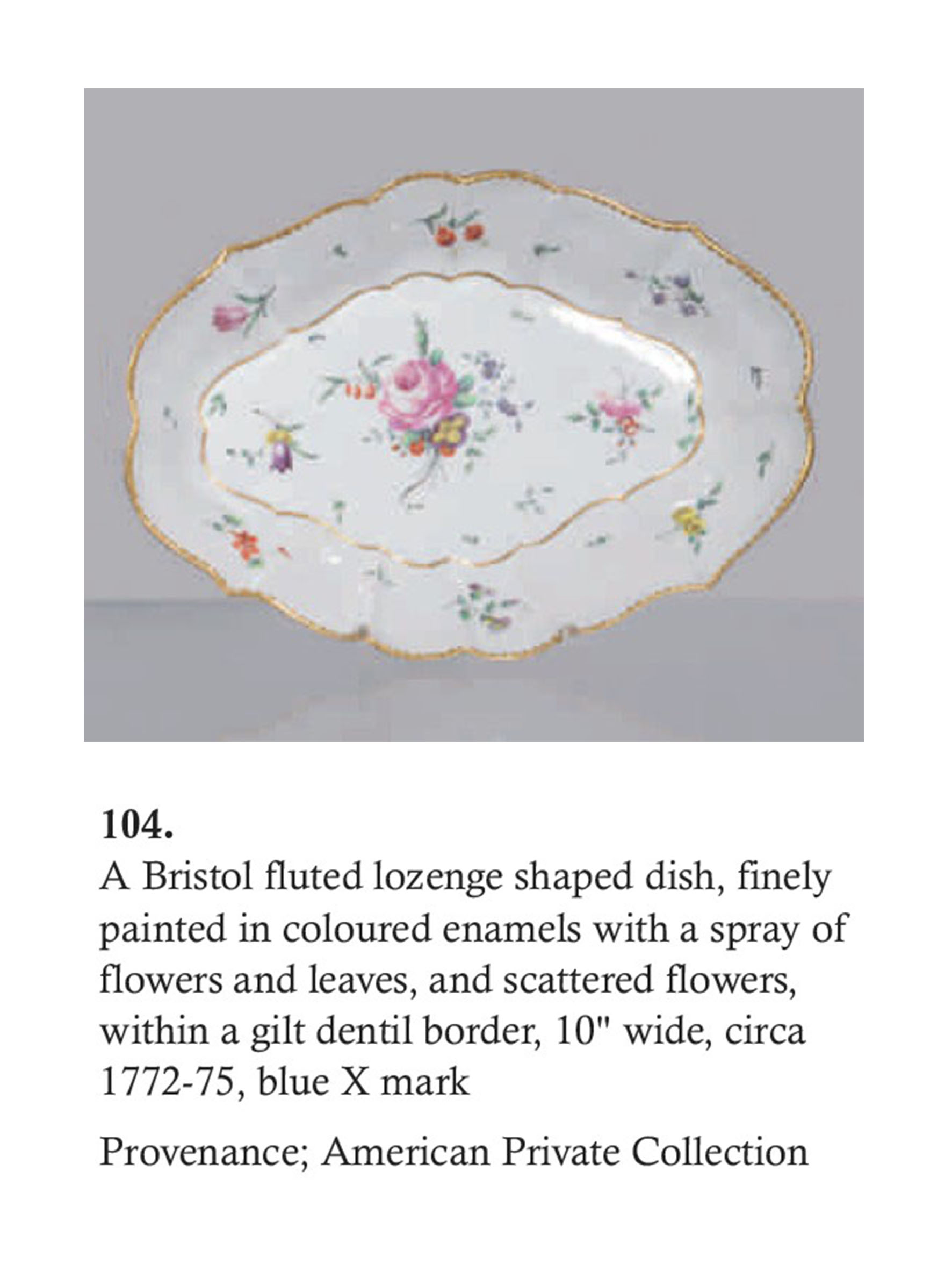 Dessert dish from Albert Amor's East to West exhibition in July 2017