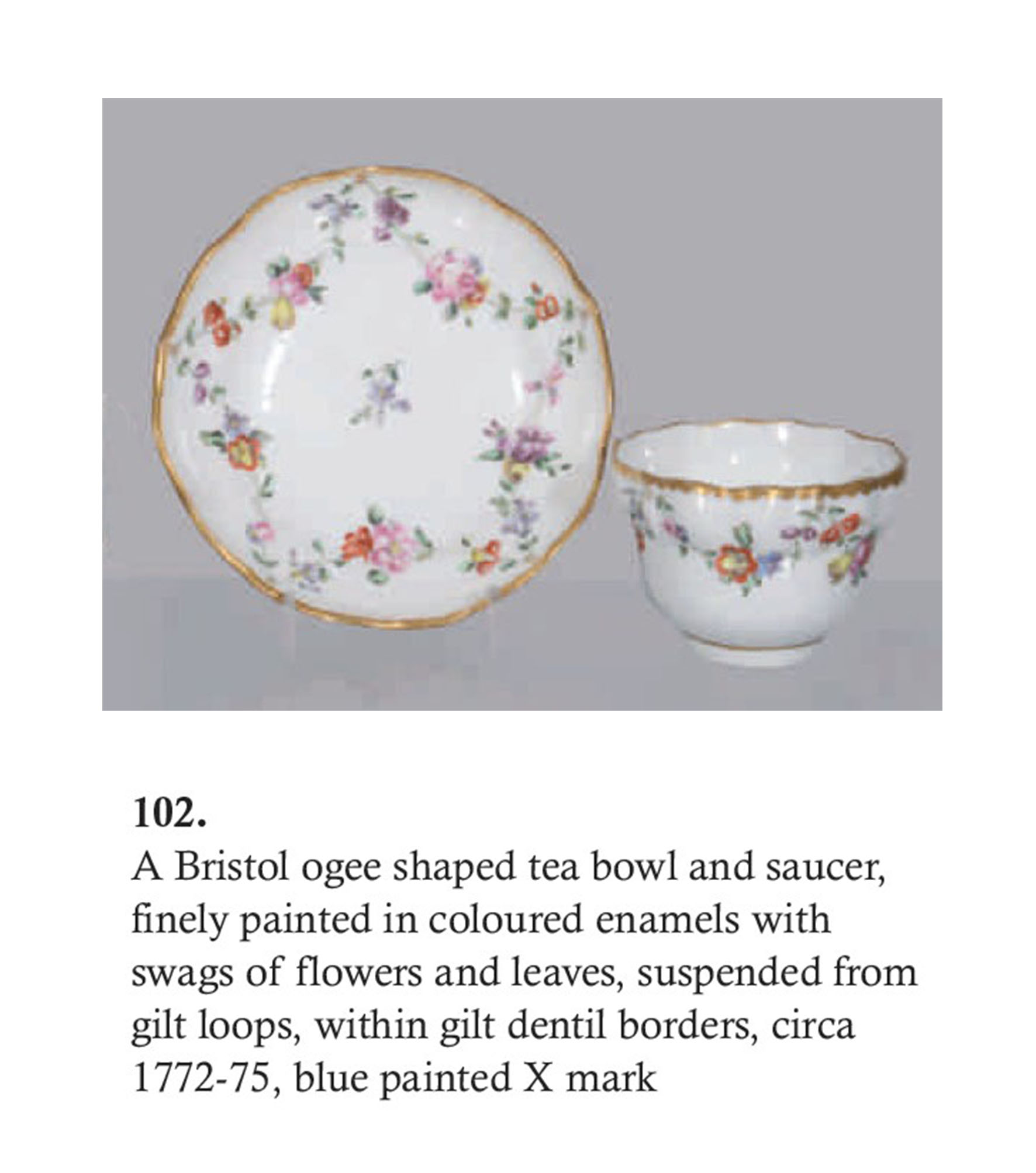 Tea bowl and saucer from Albert Amor's East to West exhibition in July 2017
