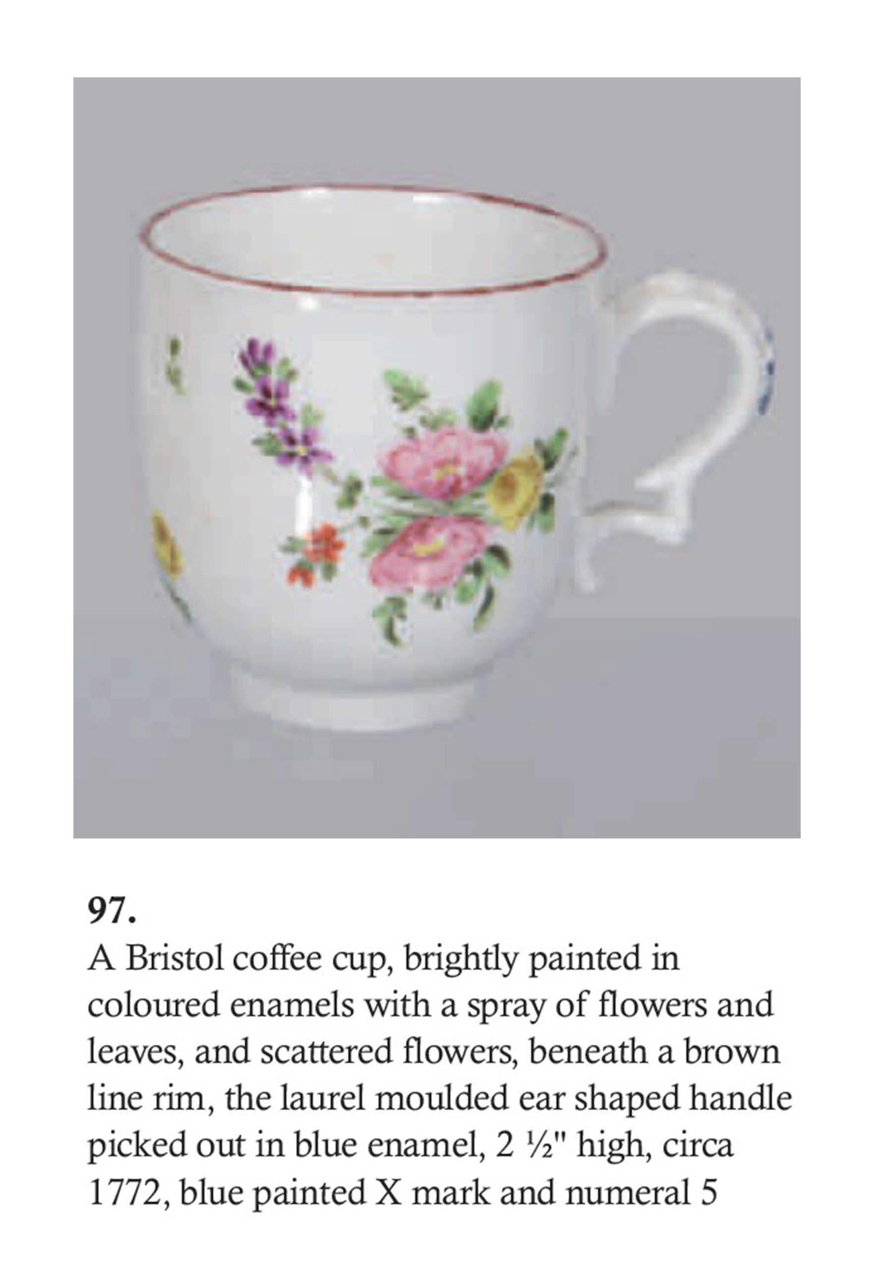 Coffee cup from Albert Amor's East to West exhibition in July 2017