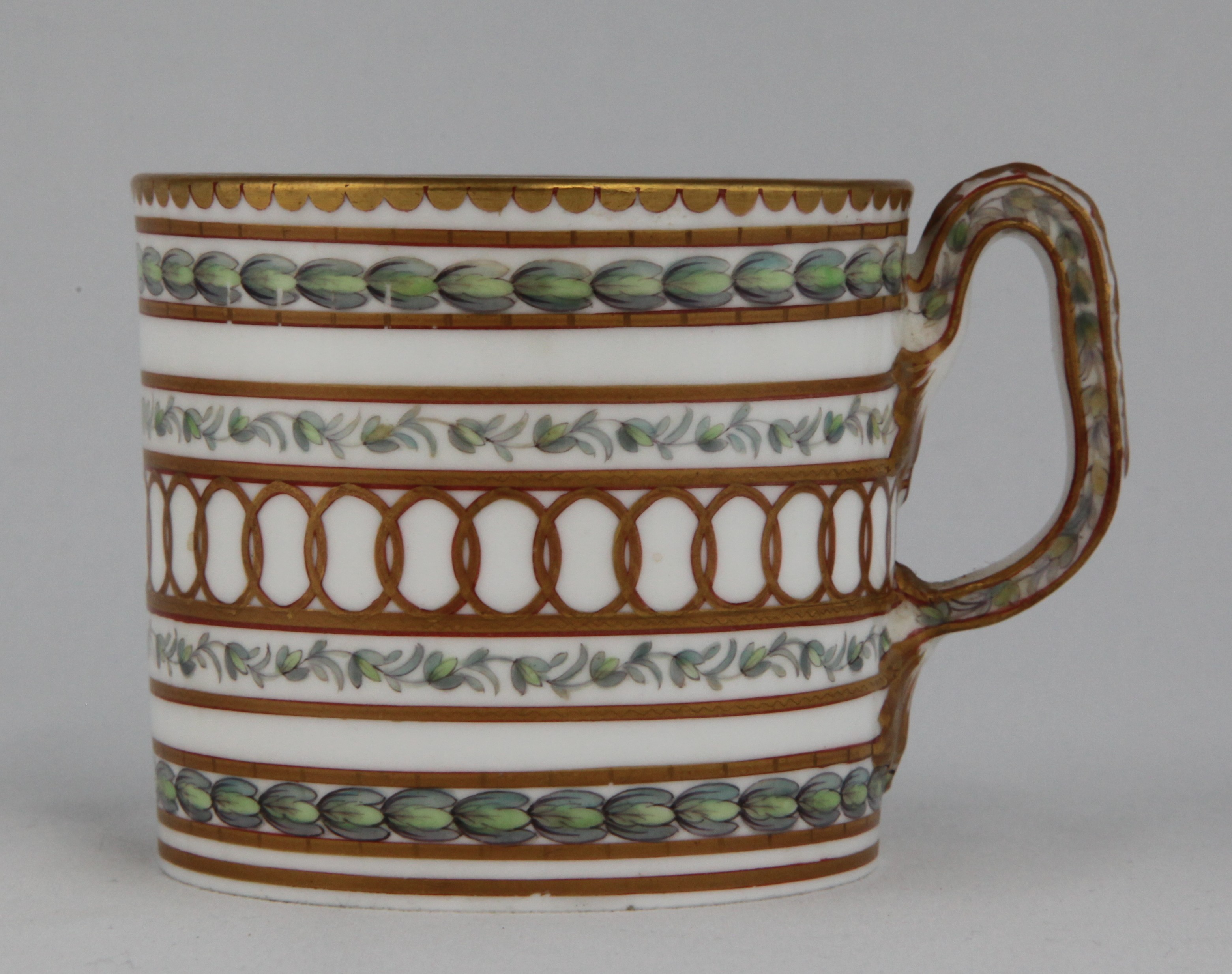 A superb Bristol cabinet cup painted in the Sevres style by Henry Bone