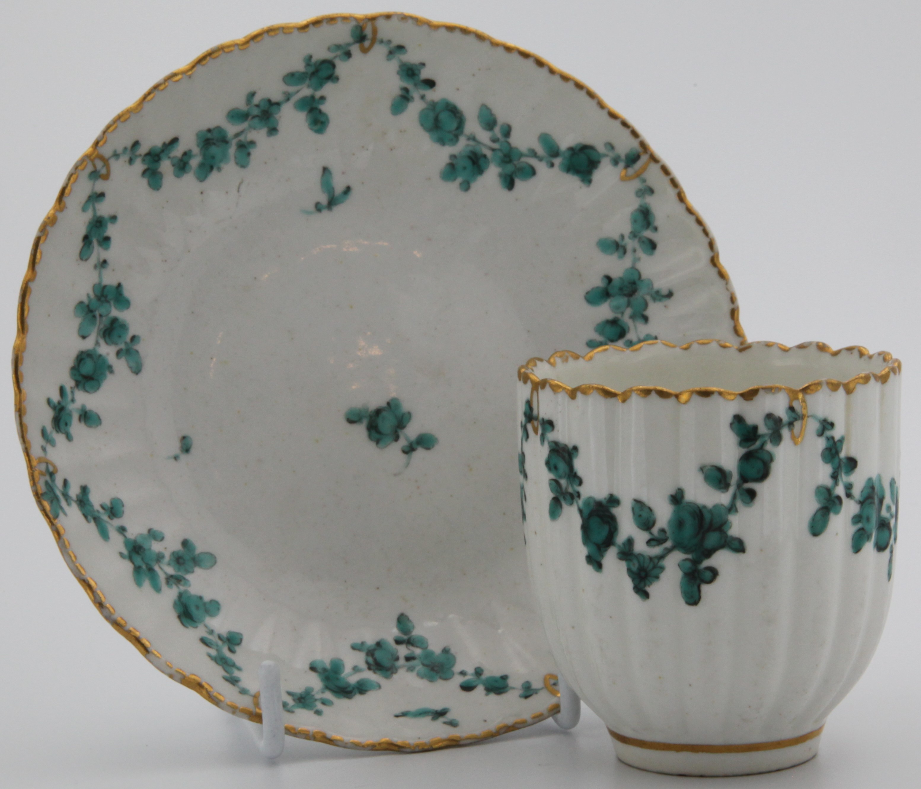 A replacement coffee cup and saucer for the Horace Walpole service